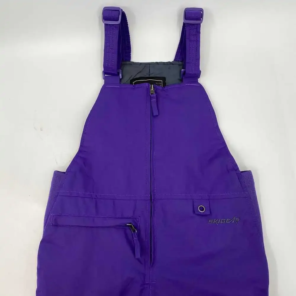 Ski Gear Purple Overall Snow Pants | Girls Regular M Outdoor